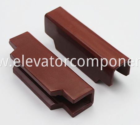 guide shoe insert Mitsubishi Elevator Cabin Guide Rail 10mm 16mm 